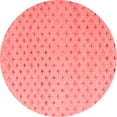 thumbnail image 1 of Ahgly Company Indoor Round Solid Red Modern Area Rugs, 6' Round, 1 of 4