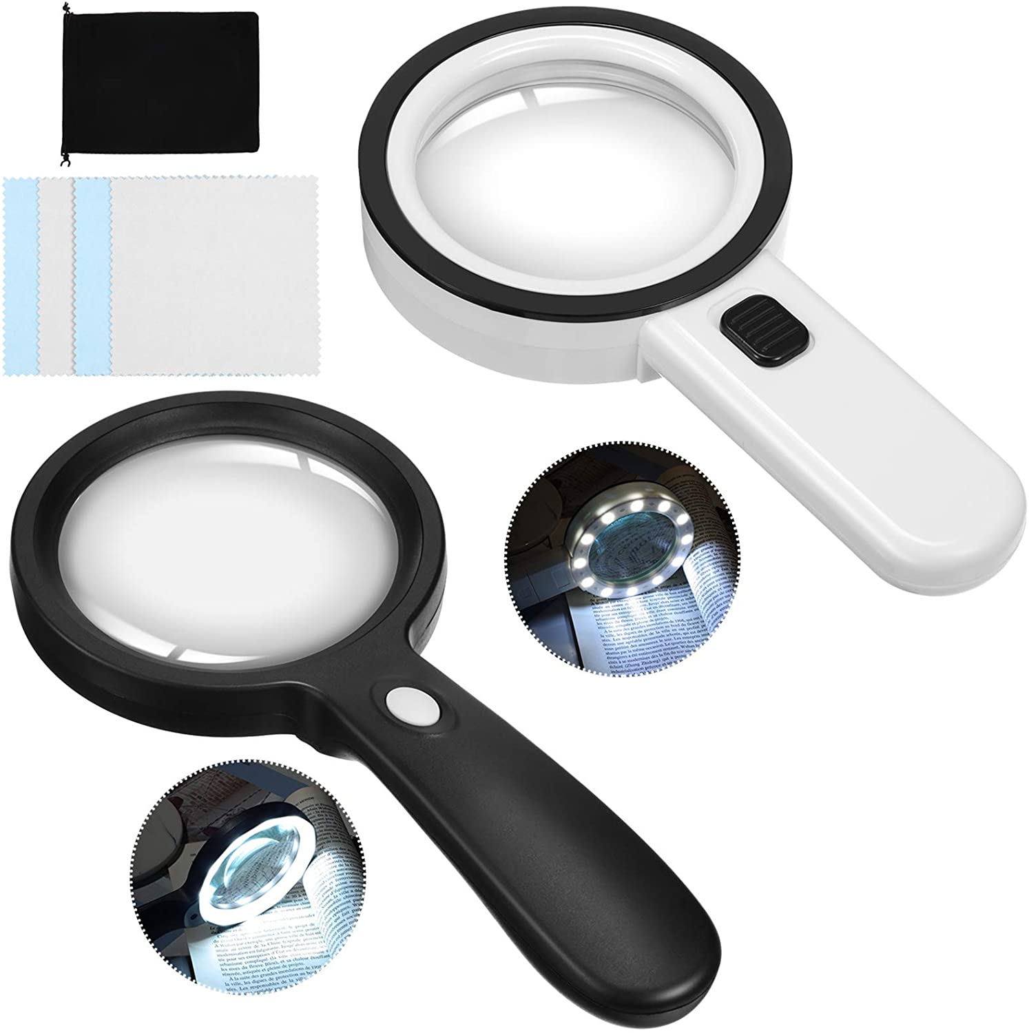 illuminated magnifier 10x