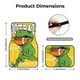 thumbnail image 5 of Fotbe T-Rex Playing Football Juego de 4 Tapetes para Auto con Estampado – Alfombrillas de Goma Reforzada, Diseño Antideslizante, Protección para Todo el Año – Vehículos, Autos, Camionetas y SUVs, 5 of 7
