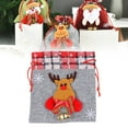 thumbnail image 2 of Gnwei Christmas Decorations - Christmas Gift Bags with Drawstrings Xmas Reusable Goody Bags for Christmas Party Favor Wrapping Supplies Bulk Holiday Party Decor, 2 of 9