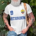 thumbnail image 3 of Ecuador Soccer Jersey Number Nine Ecuadorian Flag Futebol Men Women Tshirt Graphic Print U, 3 of 6