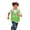 Light Green#9527, variant on BOOMNY Toddler Boys Sleeveless Hi Vis T Shirts Reflective High Visibility T-Shirts Loose Mesh Vest, Sizes 5-6 Years