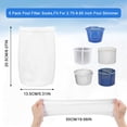 thumbnail image 2 of GDRHVFD |Calcetines con filtro para piscina, calcetines para desnatador de piscina, 5 piezas de calcetines para desnatador de piscina para atrapar hojas de árboles, piscina y proteger la piscina, 2 of 5