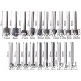 thumbnail image 2 of 20 Pcs Rotary Burrs, Hss Rotary Burrs Milling Bits Woodworking Routing Tool Accessories Rotary Tool 3Mm Shank For Dremel, 2 of 5