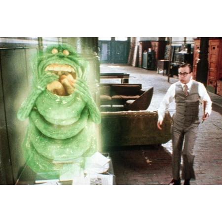 Ghostbusters 24x36 Poster Rick Moranis With Green Ghost Walmart Com Walmart Com