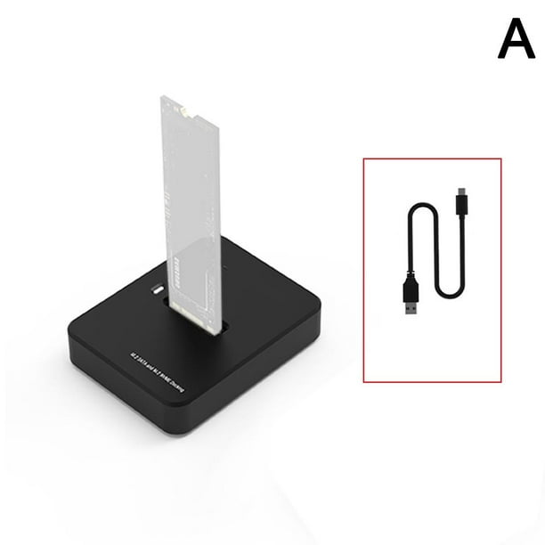 HDD Docking Station M.2 Caddy Box Base Adapter SATA/NVMe Enclosure SSD