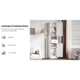 thumbnail image 4 of Vintage Narrow Storage Cabinet with 1 Drawer and 7 Storage Areas - Multipurpose for Multiple Room Scenarios, 4 of 7