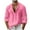 Pink, variant on Mlzmgr Cotton Linen Shirts for Men Button down Long Sleeve Comfy Shirts Summer Vacation Beach Lounge Shirts