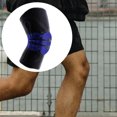 thumbnail image 4 of Rodillera a Prueba de Choques, Soporte, Protector de Manga de Compresión para , Protector para , Bicicleta, Ejercicio, Levantamiento D Violeta XL Sunnimix Soporte protector de rodilla, 4 of 7