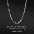 thumbnail image 7 of Italian 925 Sterling Silver Cuban Curb Link Chain Necklaces 2MM - 10.5MM, Solid 925 Italy, Next Level Jewelry, 7 of 7