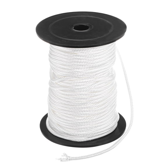 Cuerda de arranque de retroceso Uxcell 2.5mm 30m Cuerda de nylon para motosierra Blanca