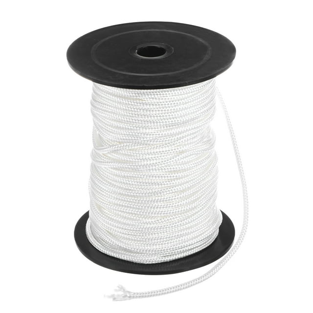 Cuerda de arranque de retroceso Uxcell 2.5mm 30m Cuerda de nylon para motosierra Blanca