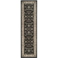 thumbnail image 4 of SAFAVIEH Lyndhurst Janel Traditional Bordered Runner Rug, Anthracite/Cream, 2'3" x 8', 4 of 5
