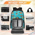 thumbnail image 2 of Yspwyqan Capybara Lemon Backpack Set With Lunch Box Pencil Case Boys, 4Pcs Lightweight Double Zipper Kids Backpack Set Fits 14" Laptop for School Travel Hiking, 2 of 7