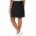 thumbnail image 2 of Hilary Radley Women's Built-in Shorts front Pockets Super Stretch Skort-Black / M, 2 of 5