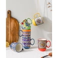 thumbnail image 3 of Vasos para beber HENXFEN LEAD Bohemian, 14 onzas, juego de 6, 3 of 7
