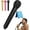 Black, variant on High Pressure Microphone Shower Head,Creative Handheld Shaped Showerhead Flow Design,Detachable Heads Powerful Accessories for Music Lovers