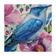 thumbnail image 4 of Acheng Blue Bird Flowers Annabel Kidston Square Tablecloth Waterproof 100% Polyester Fiber 52*52, 4 of 8