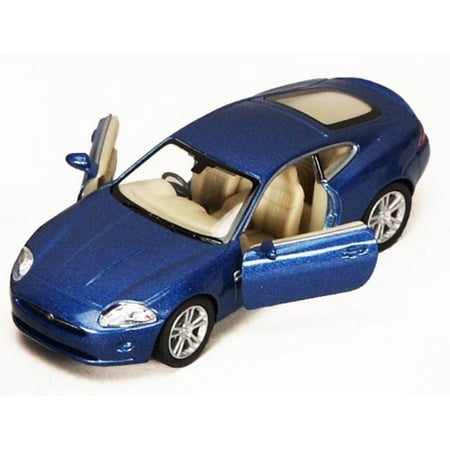 Jaguar S-type Cars - Jaguar XK Coupe, Blue - Kinsmart 5321D - 1/38 scale Diecast Model Toy Car (Brand New, but NOT IN BOX)