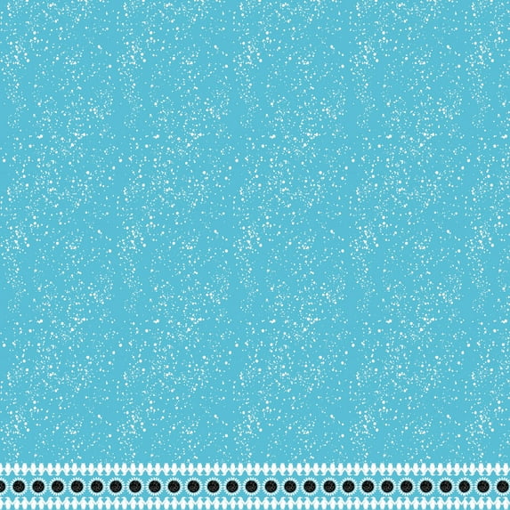 Soimoi polyester Crepe Fabric Dot & Penguin Panel Printed Craft Fabric by the Yard 42 Inch Wide