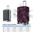 thumbnail image 6 of Bixox Washable Snowflakes and Hearts Printed Luggage Cover, Fashion Suitcase Protector Fits for Small luggage, 6 of 8