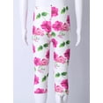 thumbnail image 2 of Summer Kids Girls Printed Capri Cropped Leggings Children Milk Silk Stretchy Shorts, 2 of 6