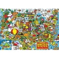 thumbnail image 4 of Buffalo Games - Cartoon World - US Landmarks - 500 Piece Jigsaw Puzzle, 4 of 5