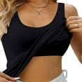 thumbnail image 2 of FINALGANG Women Summer Tank Solid Color O-Neck Sleeveless Athletic Top Casual Basic Vest With Built In Bra Leisure Breathable Daily Wear, 2 of 4