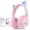 Pink, variant on QearFun Kids Wireless Headphones,Cat Ear Headphones with LED Lights for Kids/Boys/Girls/Toddler, 2 in 1 Childrens Bluetooth/Wired Headphones Foldable with Mic for Phone/Tablet/Laptop,Purple