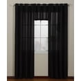 thumbnail image 2 of Nanshing Lancer Grommet Single Curtain Panel, Black, 54 x 95", 2 of 3