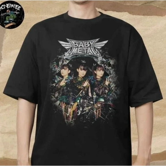 RARE BABYMETAL METAL FORTH Merchandise 2024-2025 T-Shirt Gift Full Size Reprint