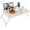Soft White, variant on HUANG Extra Large Wood Bed Tray with Phone Holder, Fits 17.3" Laptops & Tablets, Soft White