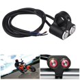 thumbnail image 4 of Rdeghly 7/8inch 22mm Motorcycle Handlebar Switch Headlight Brake Fog Light ON/OFF With Indicator Light Handlebar Double Control Switch Button Headlight, 4 of 8