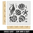 thumbnail image 2 of Seashells and Starfish DIY Cookie Wall Craft Stencil - 4.5 Inch, 2 of 5