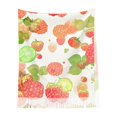 thumbnail image 2 of Foulard à Franges pour Femmes, Châle Long Aquarelle Feuille de Framboise, Léger et Chaud, 2 of 6