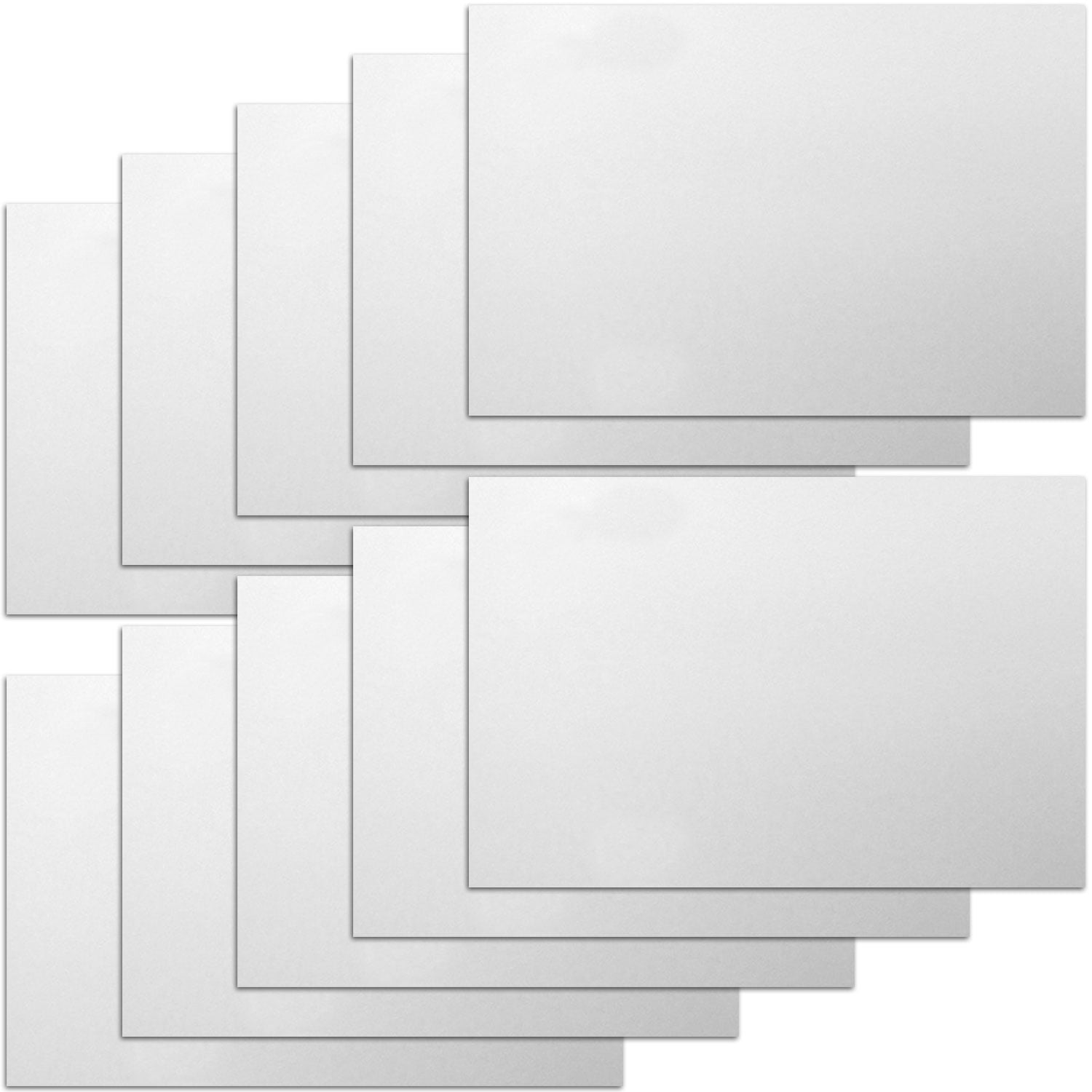 12 x 18 in. Blank Aluminum Sign Paint Panels, White (10/Pack) Auto