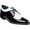 Black, variant on STACY ADAMS Mens Black Color Block Padded Dayton Wingtip Toe Block Heel Lace-Up Dress Shoes 13 D