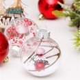 thumbnail image 2 of Adornos de bolas de Navidad, 30 unidades, adornos para colgar de bodas, adornos para el árbol de Navidad, adornos para el árbol de Navidad pintados a prueba de rotas de 60mm Afortunado Sencillez, 2 of 5
