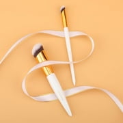 Docolor Pro Liquid Foundation & Concealer Brush Set - 2 Piece Non-Absorbent Makeup Tools for Flawless Coverage