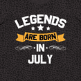 thumbnail image 4 of Inktastic Legends Are Born in July Women's Plus Size T-Shirt, 4 of 5