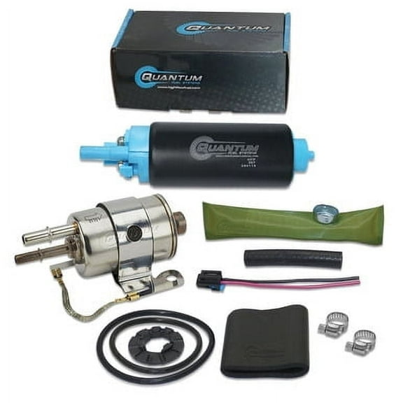 Quantum Intank OEM Replacement Fuel Pump w/ Fuel Pressure Regulator/Filter for GM All Models 2.8L 1982-1995, Replaces Ep381