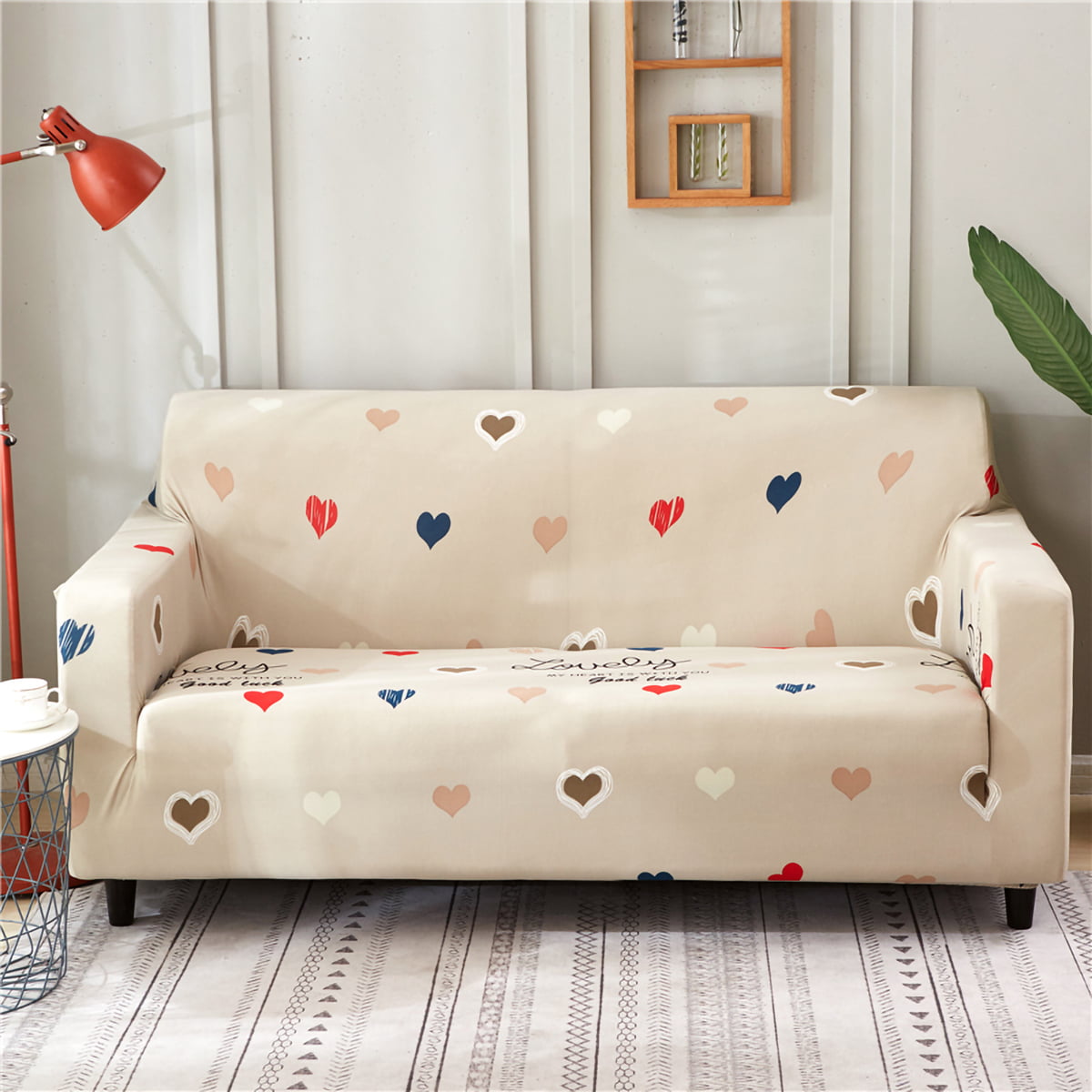 Details about   1/2/3/4Seater Triangle Elastic Soft Sofa Couch Cover Stretch Slipcover Protector 