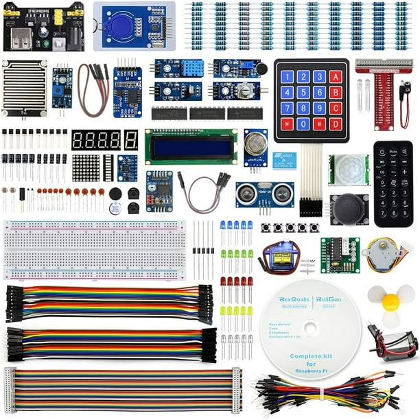 Smraza Ultimate Starter Kit with Tutorial, Breadboard Holder, Jumper Wires,  Resistors, DC Motor Compatible with Arduino R3 Project Compatible with