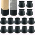 thumbnail image 1 of Silicone Chair Leg Protectors With Felt For Hardwood Floors 24 Pcs--, 1 of 5