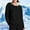 #436-Black, variant on Sweater Tops for Women Long Sleeve Crew Neck Warm Furry Casual Solid Shirts Fall Winter Soft Shirts Gifts For Women