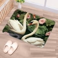 thumbnail image 5 of Swan Non-Slip Polyester Indoor/Outdoor Carpet Game Mat Bath Rugs Machine Washable, 5 of 6