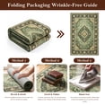 thumbnail image 5 of ICEANT Persian Rectangle Rug 8'x10' Area Rug, Boho Vintage Non-Slip Carpet for Living Room, Washable Soft Mat for Bedroom, Anti-Slip Floor Pad, Green, 5 of 5