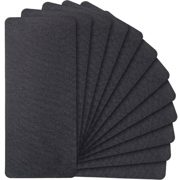 12 Piezas de Tela de ReparacióN de Hierro 4,92 X 11 Pulgadas Parches de Ropa Aplicados con Plancha para Reparar Pantalones Bolsillos Agujeros Rodillas Codo