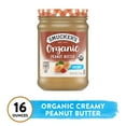 thumbnail image 3 of Smucker’s Organic Creamy Peanut Butter, 16 oz Jar, 3 of 12