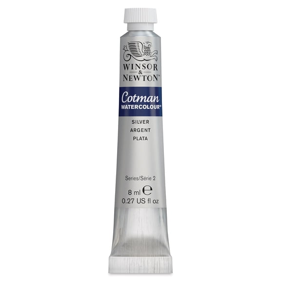 Winsor & Newton Cotman Watercolors - Silver, 8 ml, Tube